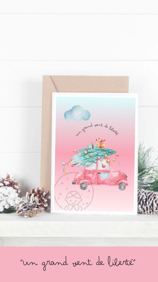 Carte de vœux à message (1 unité)