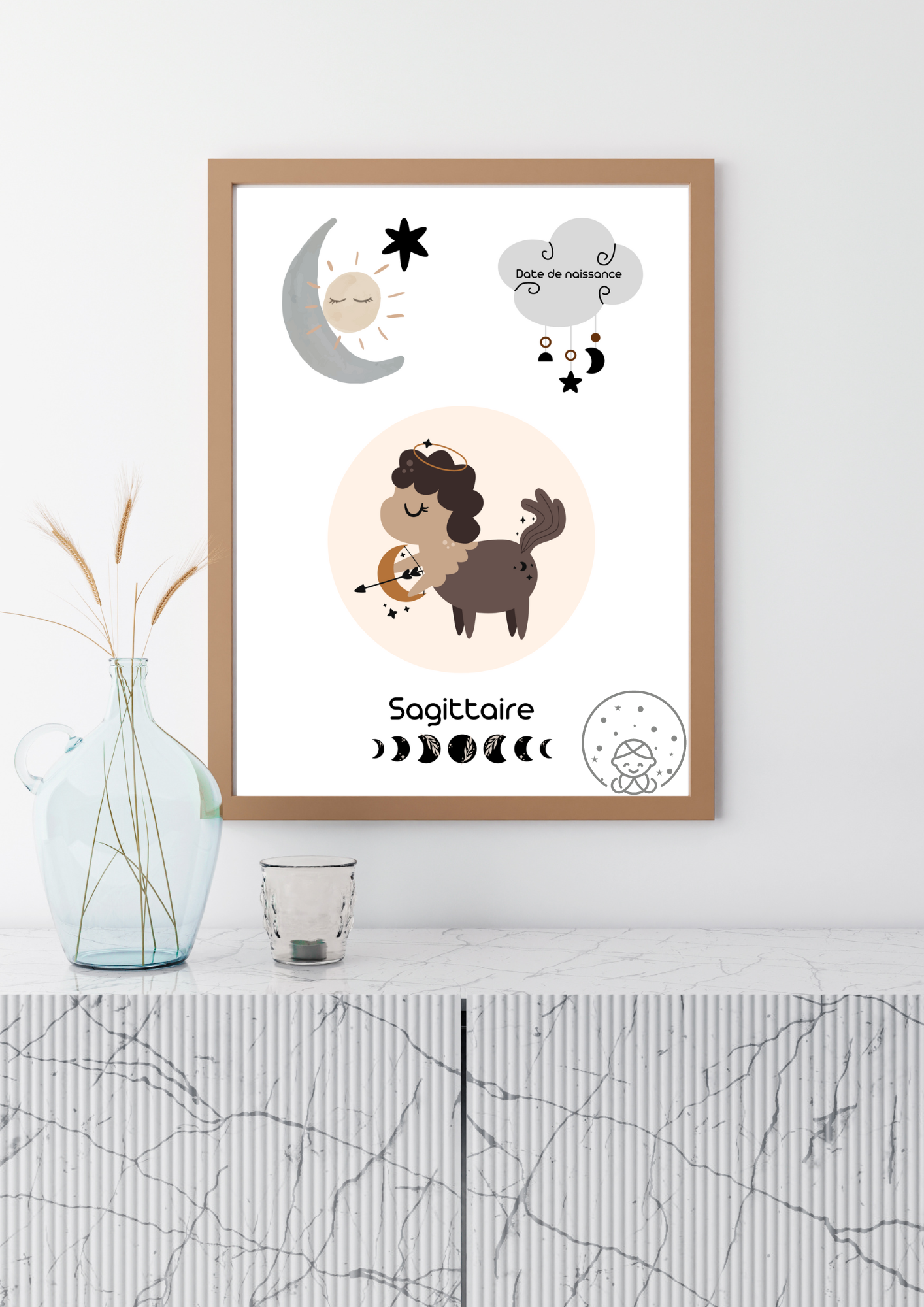 Baby Zodiaque Sagittaire⎥Affiche Personnalisable⎥A Télécharger