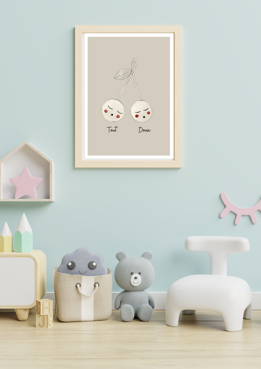 Affiche cerises⎪Baby Love⎥A Télécharger