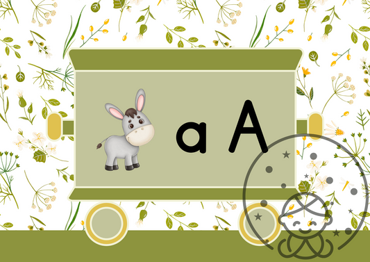 Train Alphabet⎪Affiche Pédagogique Maternelles⎥A Télécharger