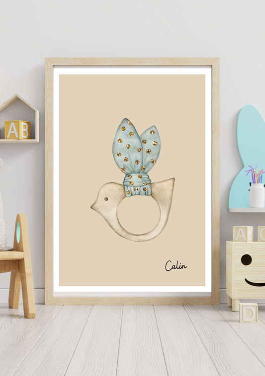 Affiche Bébé Ruban⎪Les Tout Doux⎥A Télécharger