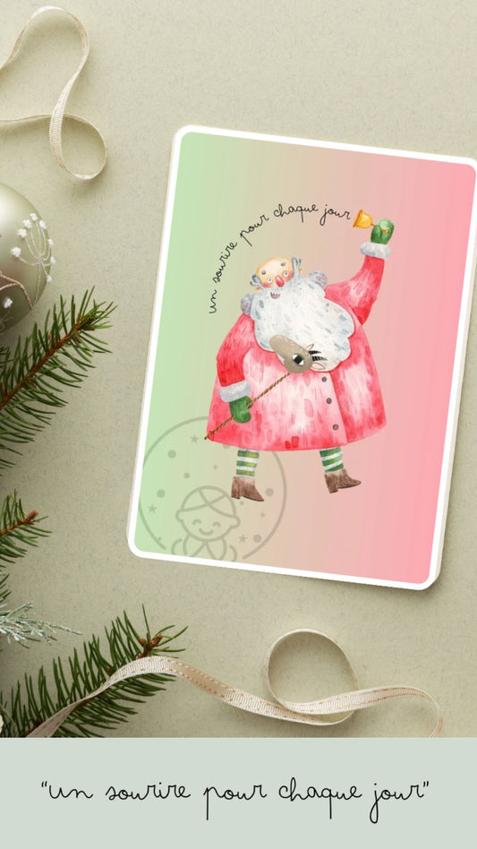 Cartes de Vœux à message (ensemble de 8 cartes)