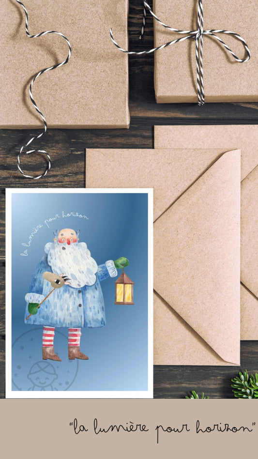 Carte de vœux à message (1 unité)