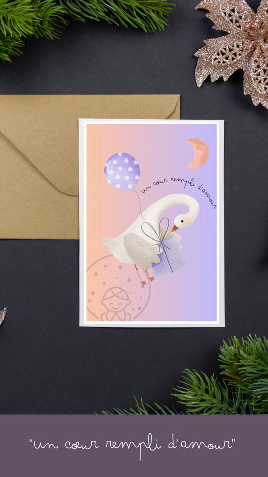 Carte de vœux à message (1 unité)