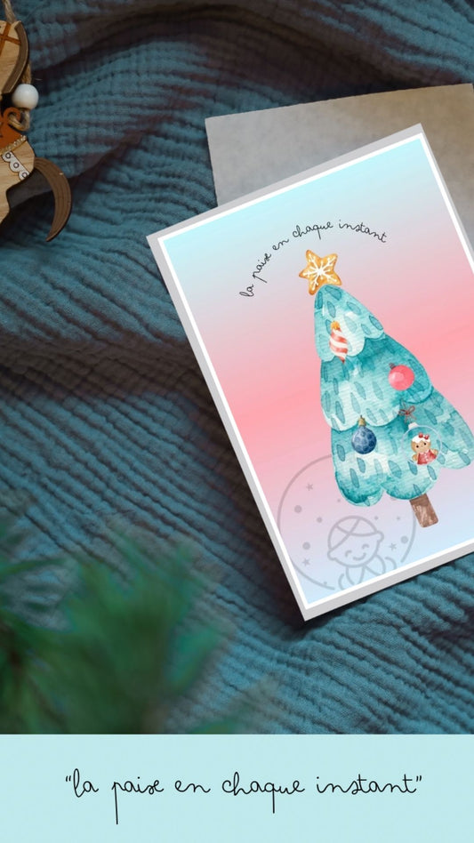 Carte de vœux à message (1 unité)