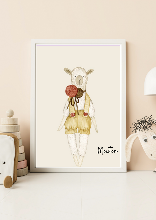 Affiche Mouton⎪Baby Love⎥A Télécharger