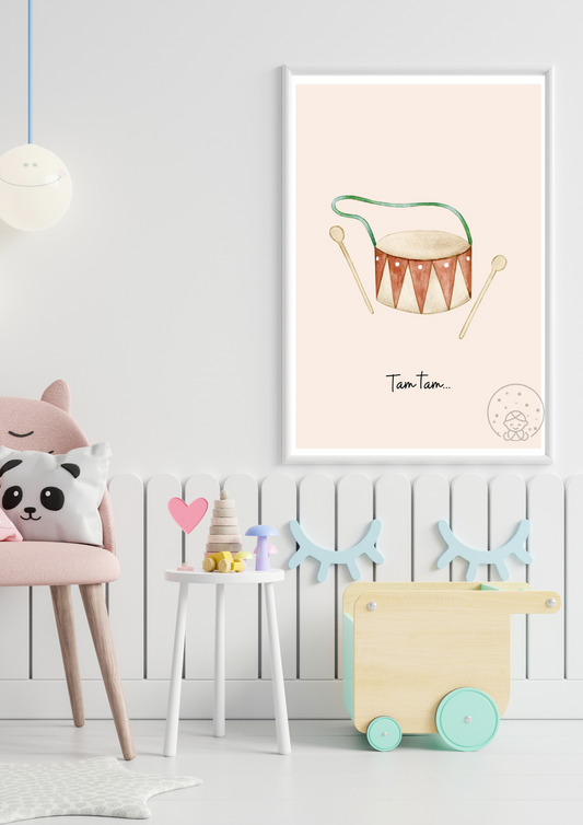 Affiche Tambour⎪Baby Love⎥A Télécharger