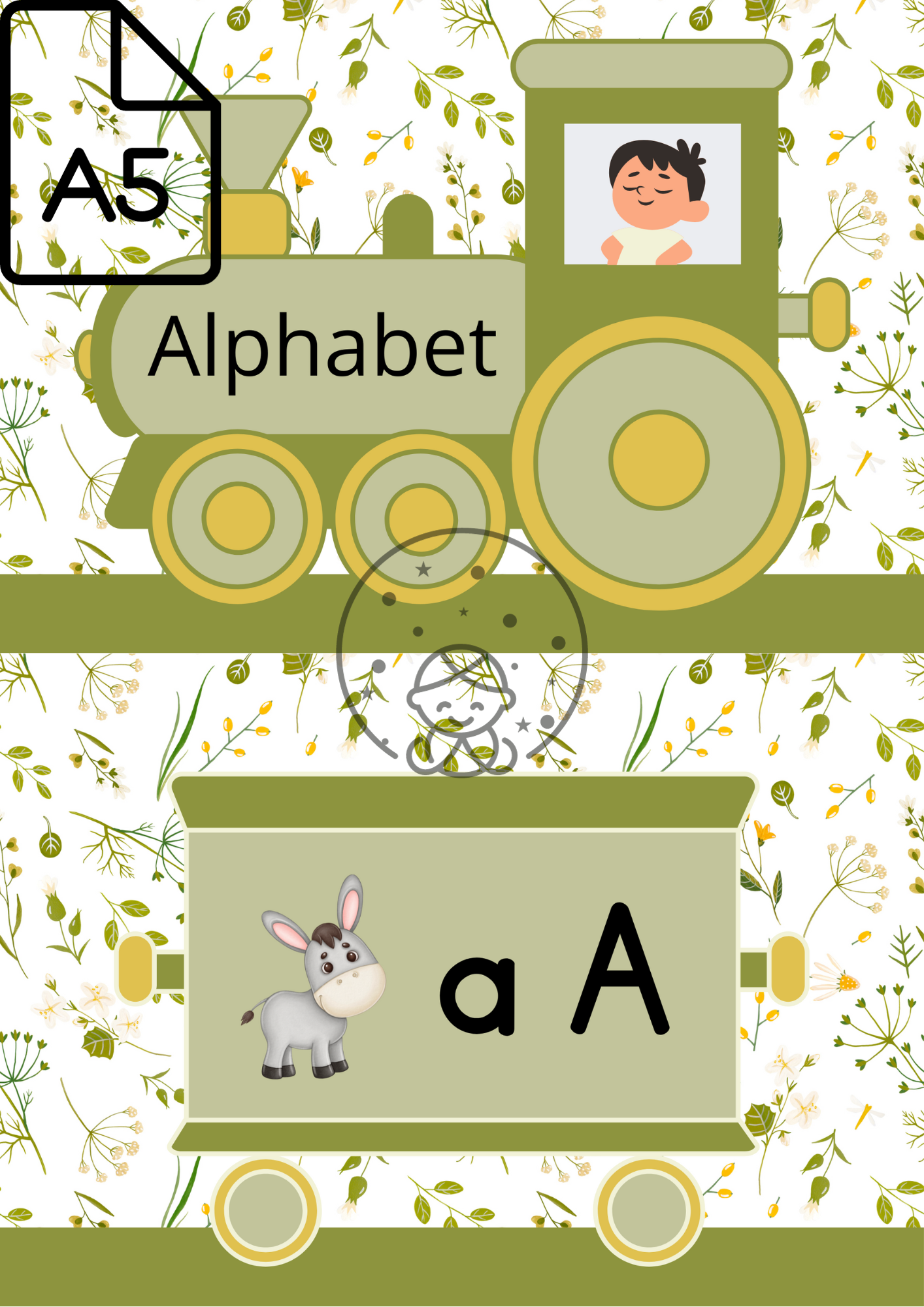 Train Alphabet⎪Affiche Pédagogique Maternelles⎥A Télécharger