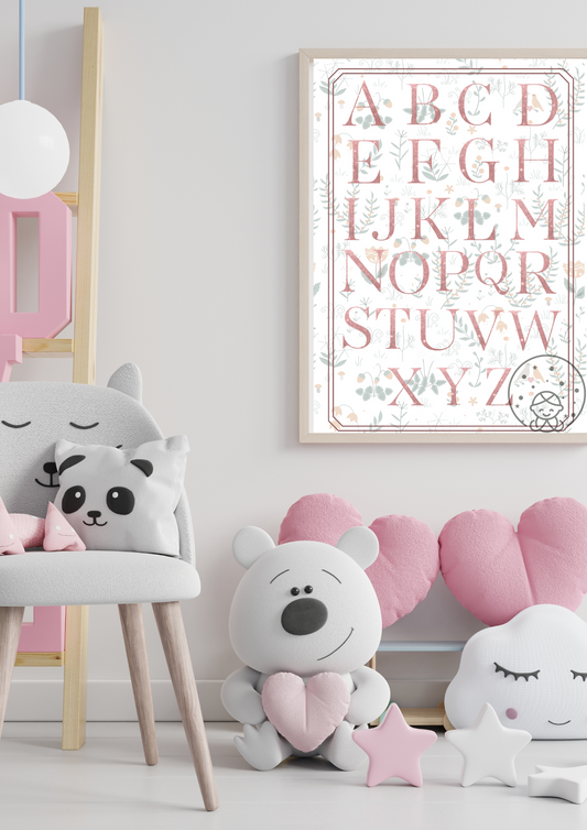 Abécédaire Pailleté⎪Affiche Educative⎥A Télécharger