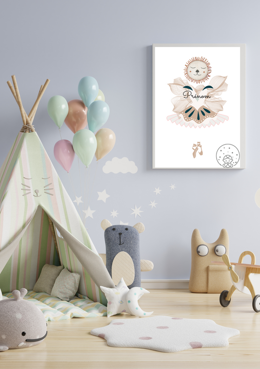 La Gracieuse Ballerine ⎪Affiche Personnalisable⎥A Télécharger