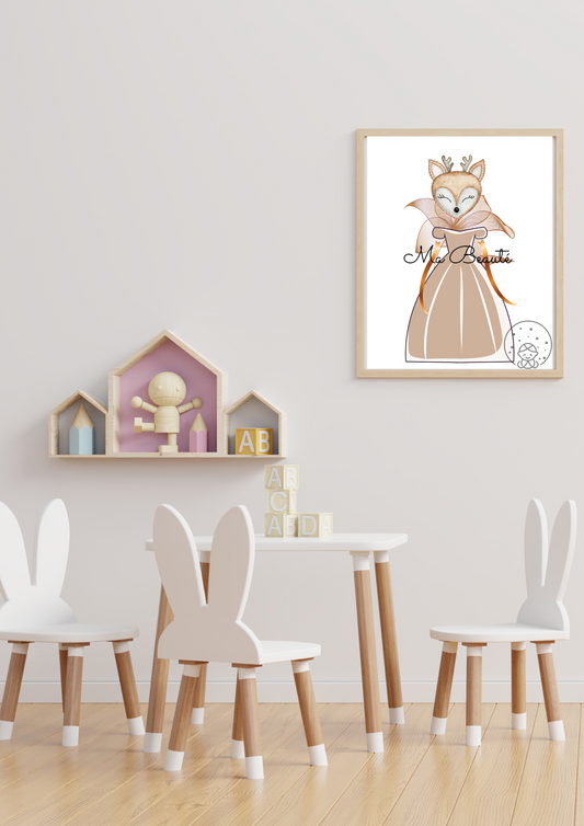 La Timide Bichette⎪Affiche Personnalisable⎥A Télécharger