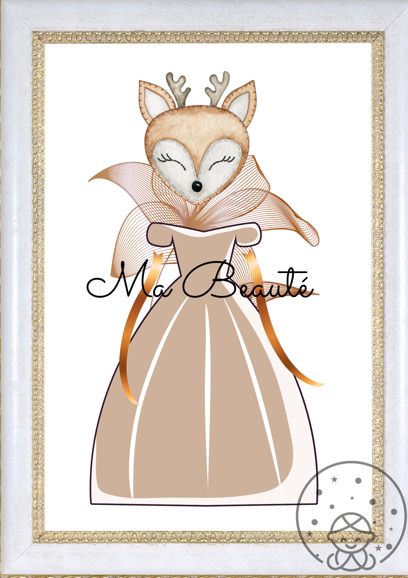 La Timide Bichette⎪Affiche Personnalisable⎥A Télécharger