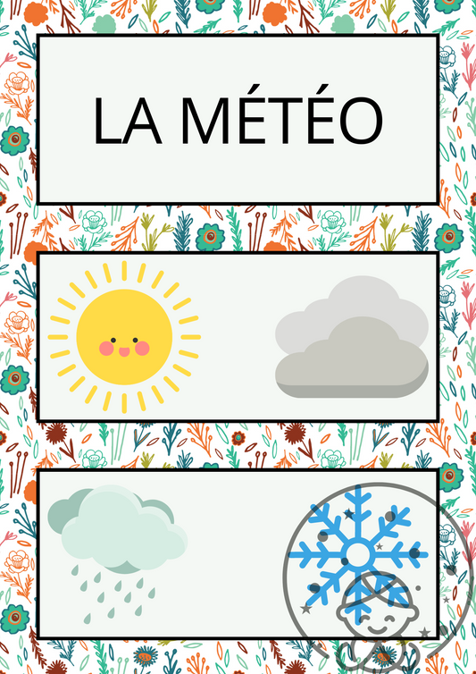 Affiche Pédagogique Météo Maternelles⎥A Télécharger