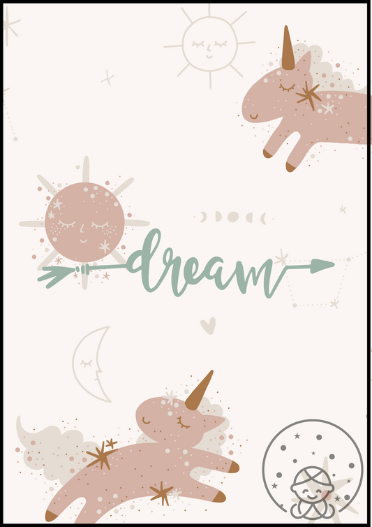 Affiche Dream Mot Inspirant⎥A Télécharger