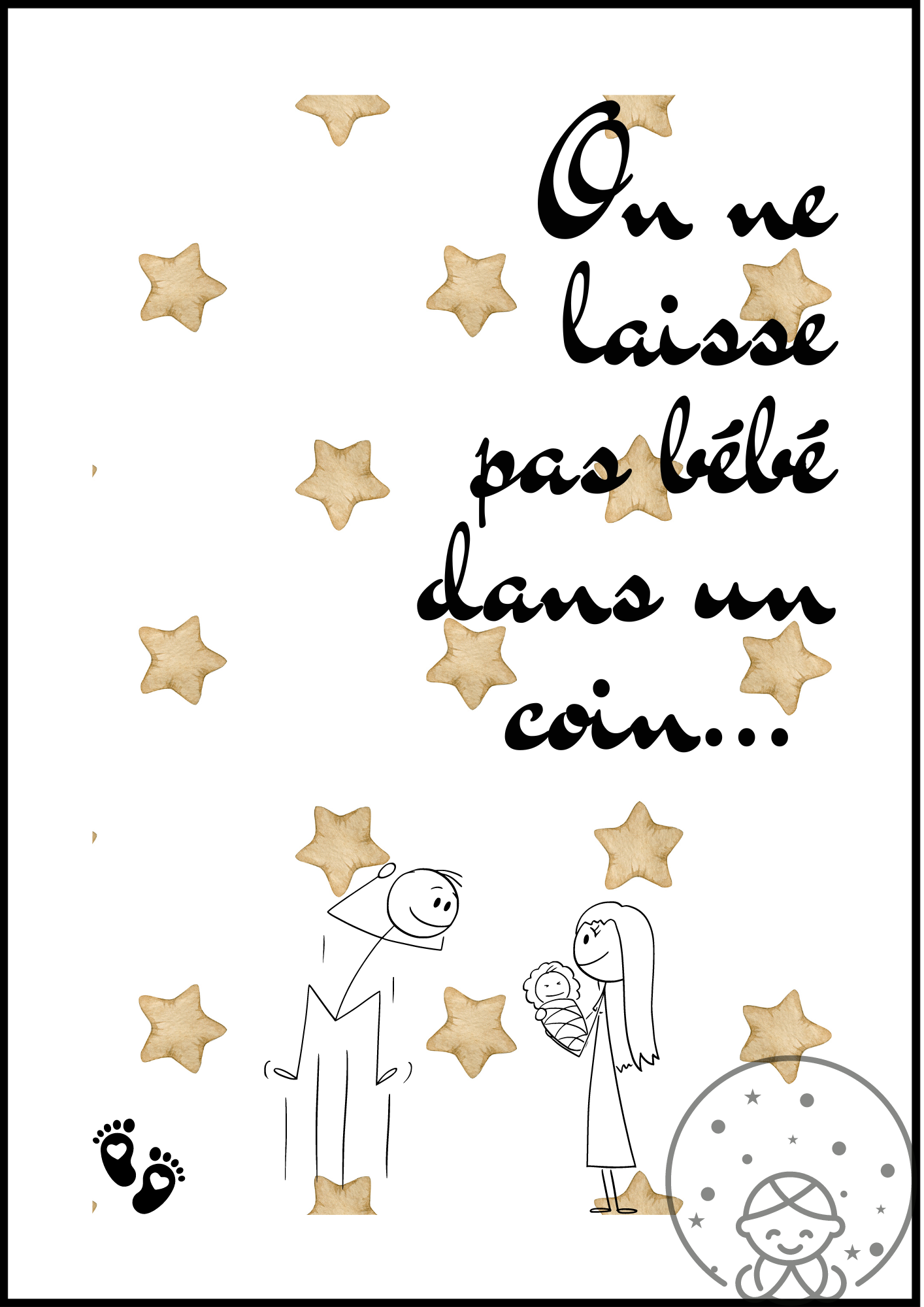 Bébé un trésor⎪Affiche Citation Inspirante⎥A Télécharger